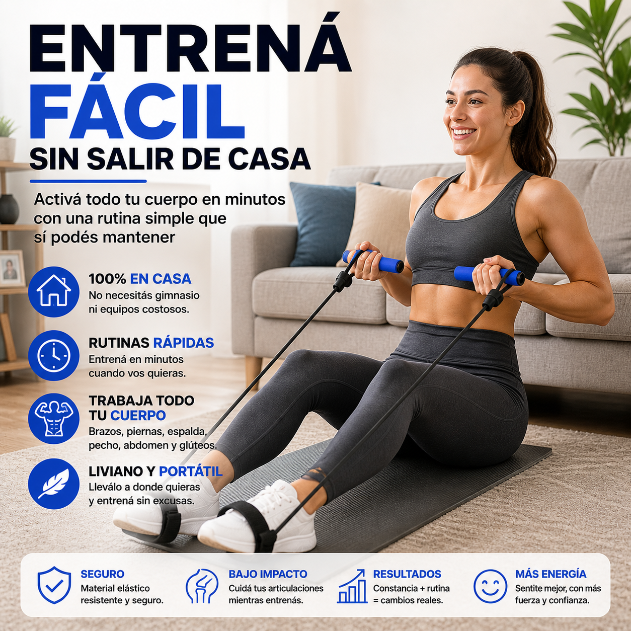 Barra de Pilates Portátil