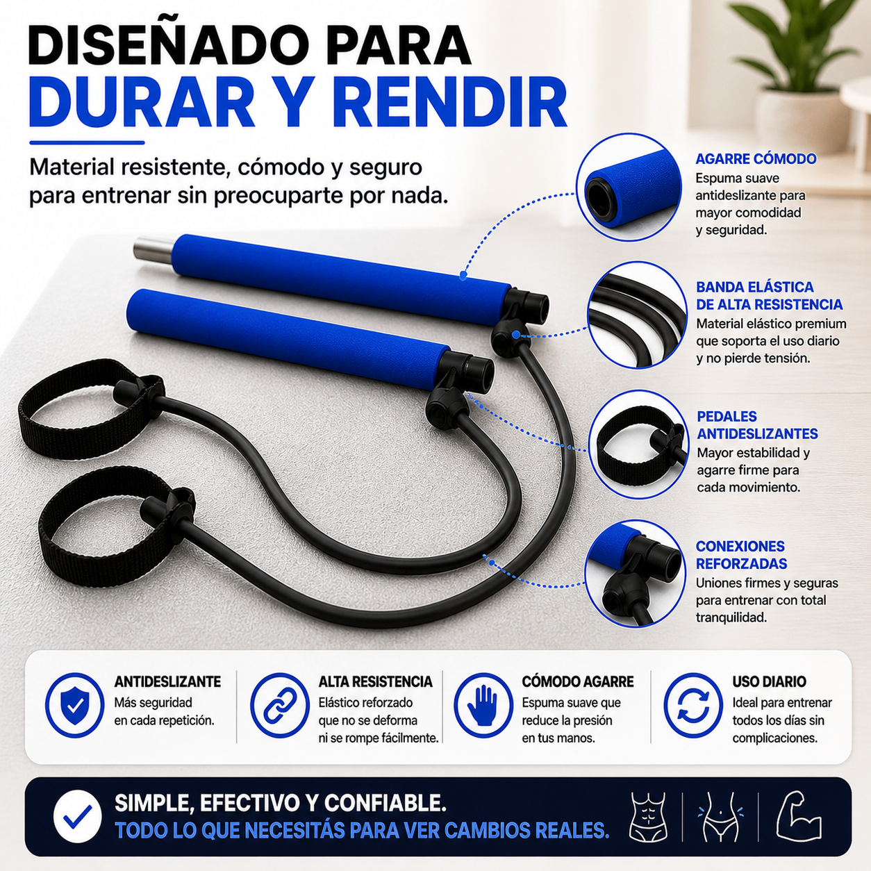 Barra de Pilates Portátil